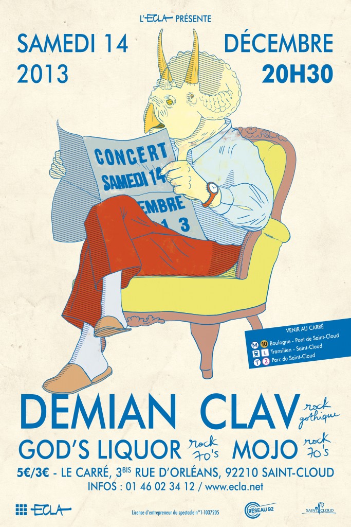 Affiche ECLA Concert 14 décembre