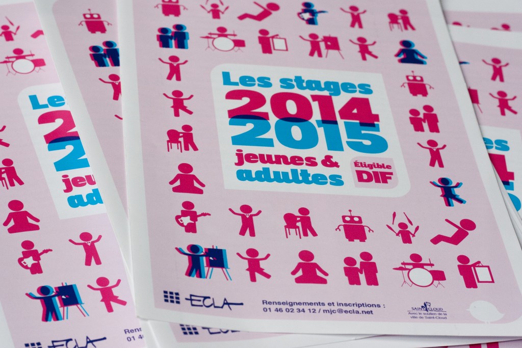 Dépliant stages ECLA Saison 2014 2015