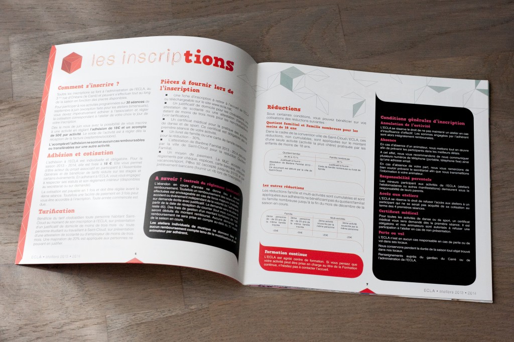 Brochure ECLA 2013 pages 6 et 7